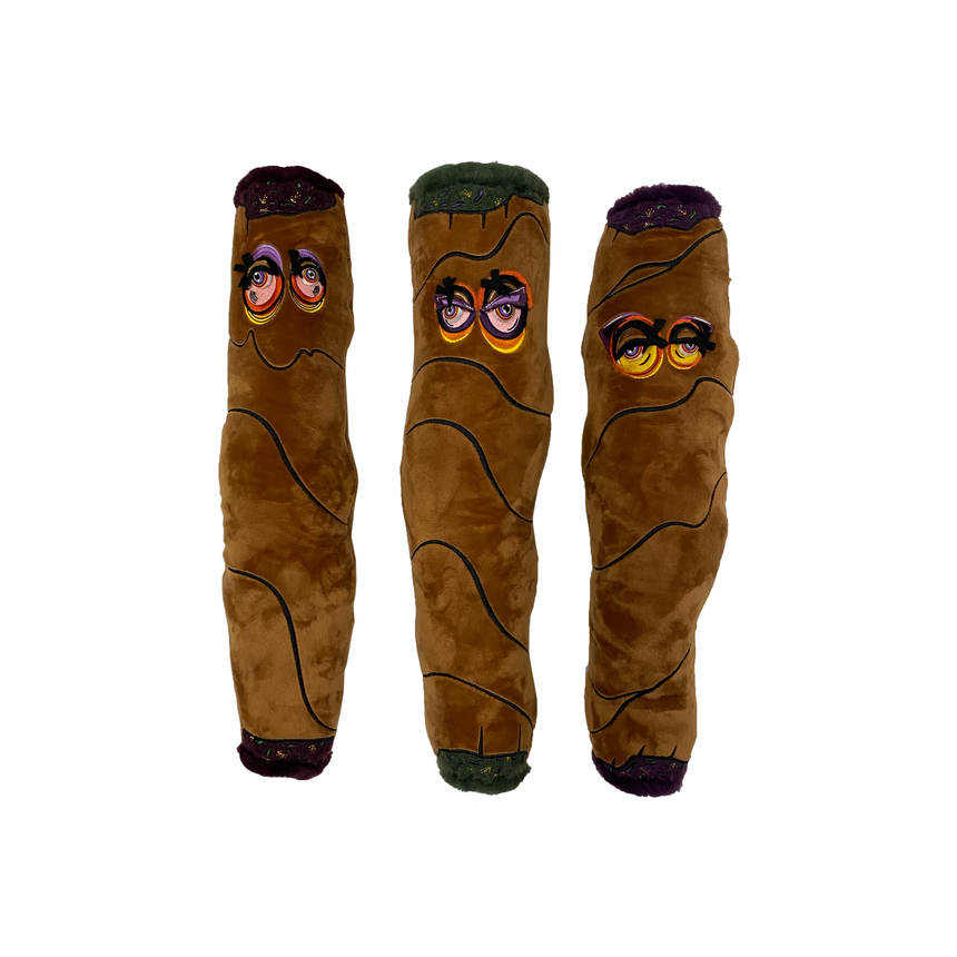 The Woodburns 3 pack backwoods plush toy pillows