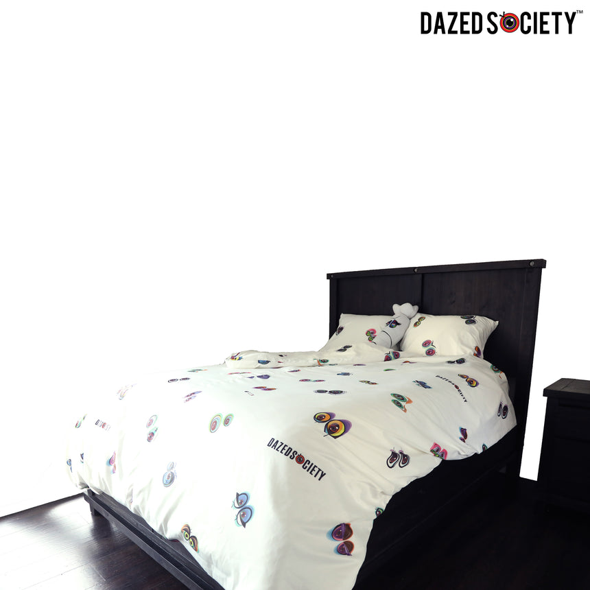 Dazed Society Eye Print Bedsheet Set
